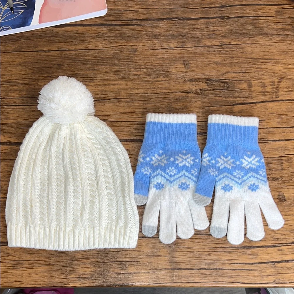 Winter Mixit Gloves and NY & Co. Beanie Set- OS